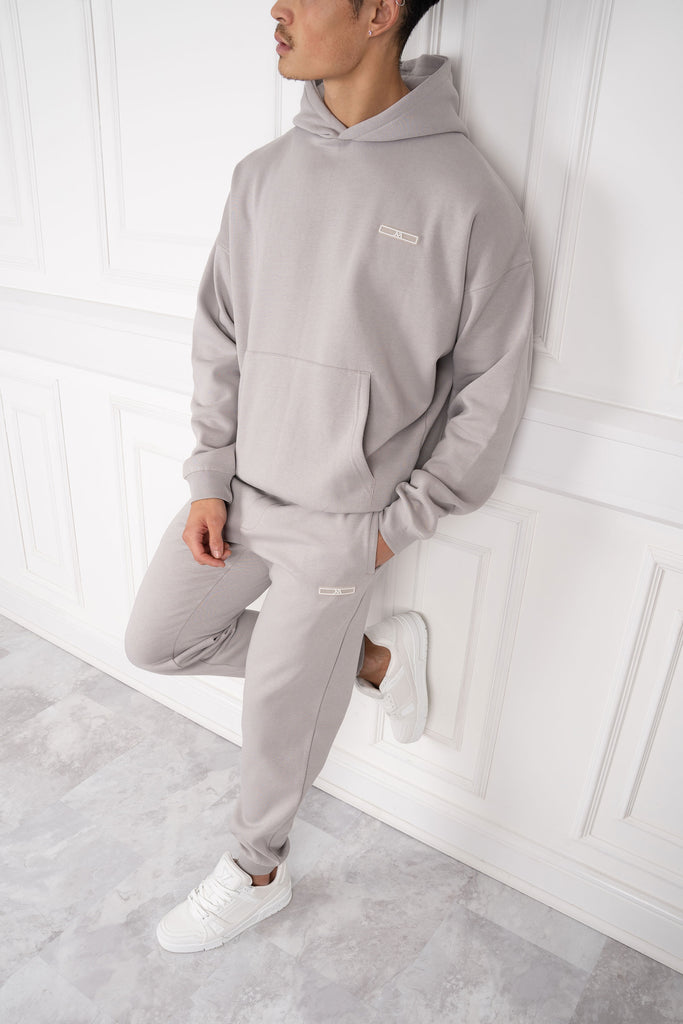 Day To Day Oversized Full Tracksuit - Grey