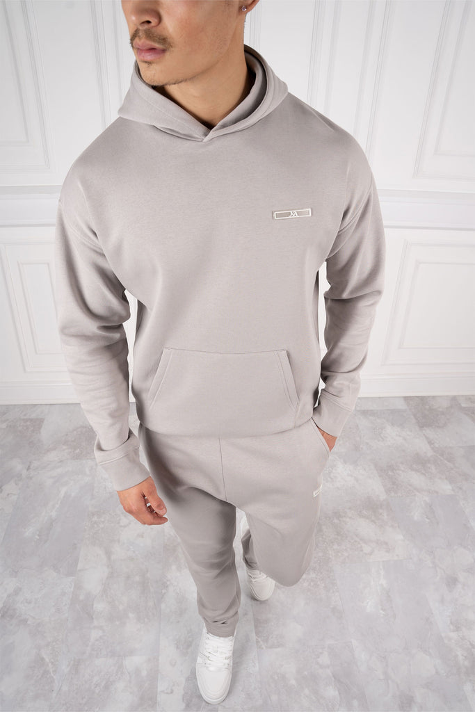 Day To Day Straight Leg Full Tracksuit - Grey