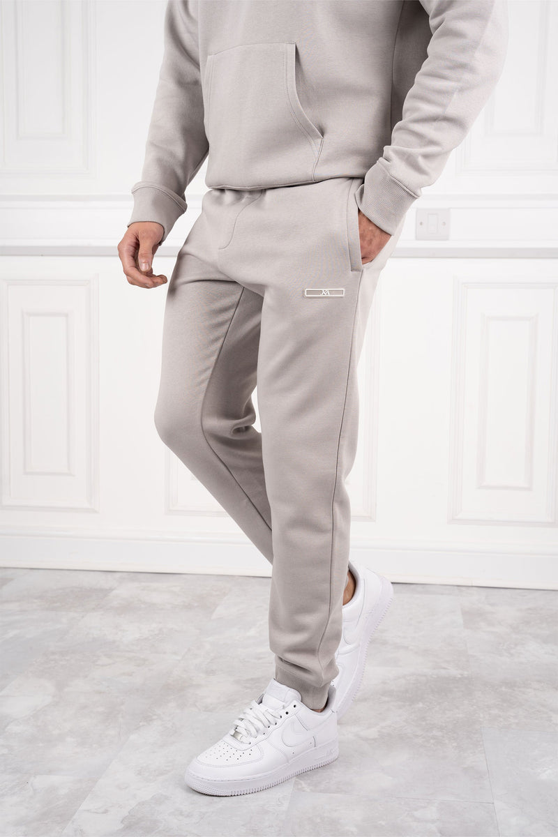 Day To Day Slim Fit Full Tracksuit Grey