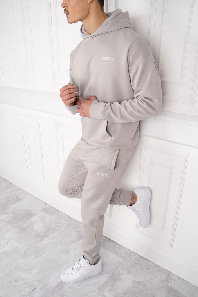 Day To Day Slim Fit Full Tracksuit - Grey