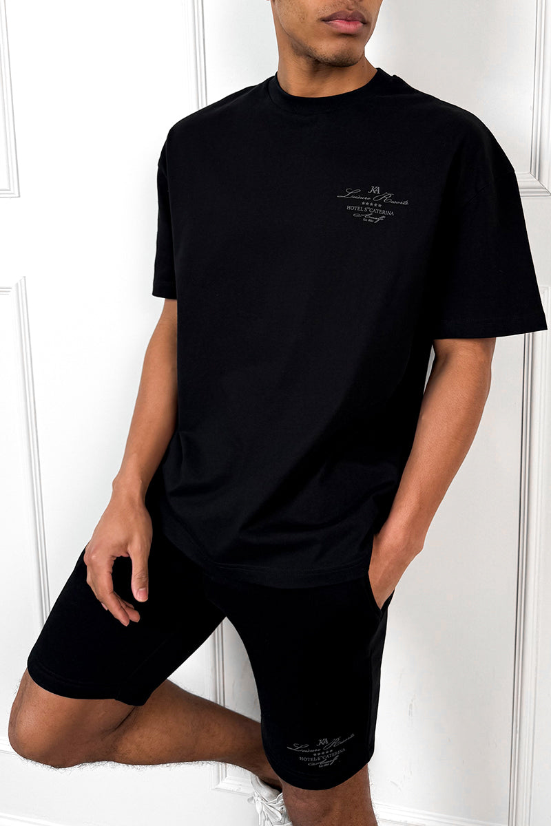 Amalfi Resort Shorts - Black