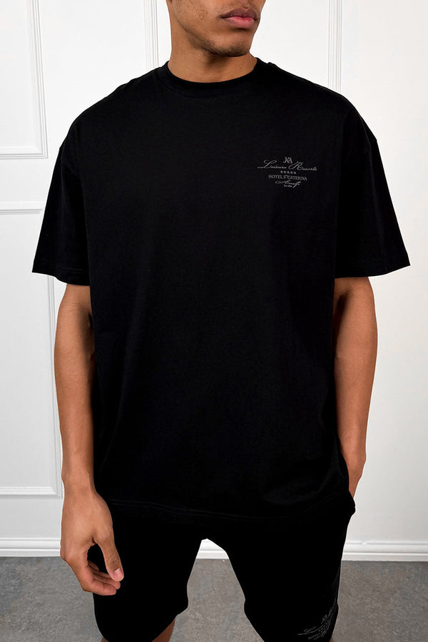 Amalfi Resort T-Shirt - Black