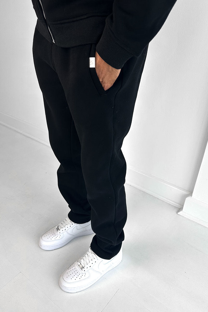 Essential Straight Leg Jogger - Black