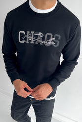 Chaos & Order Signature Slim Fit Sweatshirt - Black