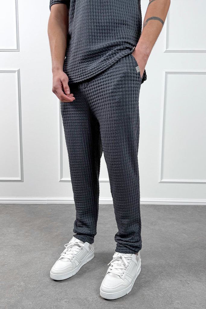 Structured Trousers - Charcoal