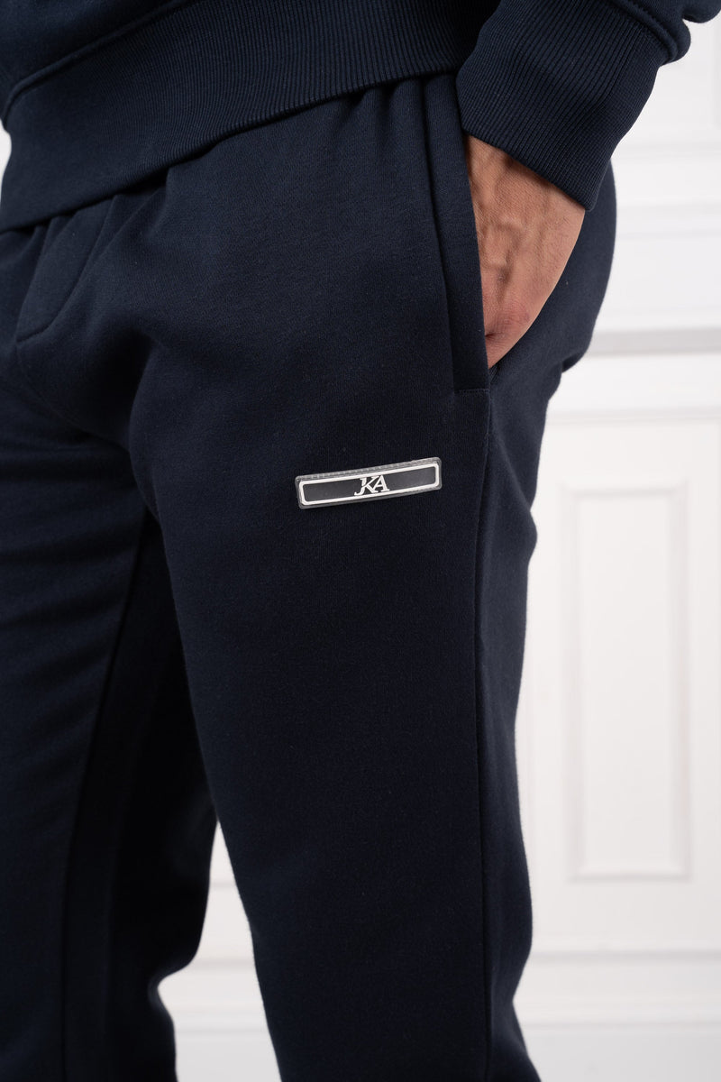 Day To Day Crew Neck TS Joggers - Navy