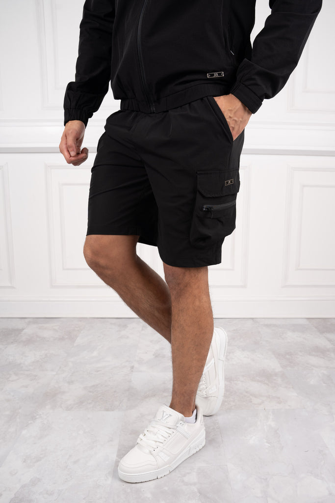 Aragon V2 Technical Cargo Shorts - Black