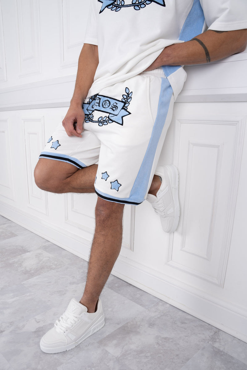 Chaos Crest Short - White/Pale Blue