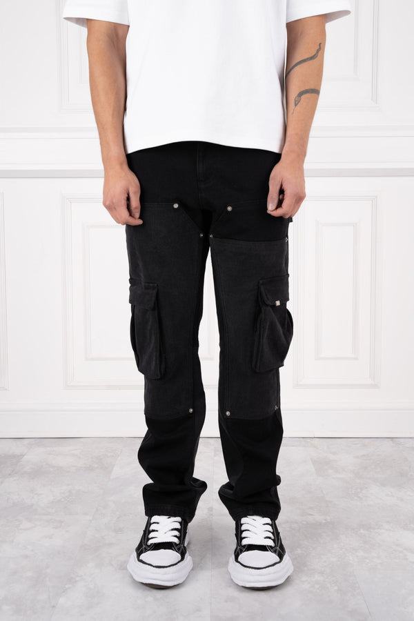 Stud Carpenter Denim - Black