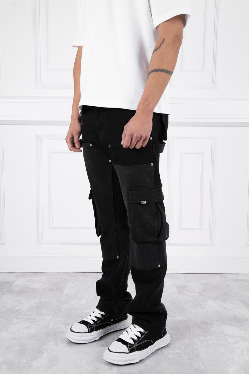 Stud Carpenter Denim - Black