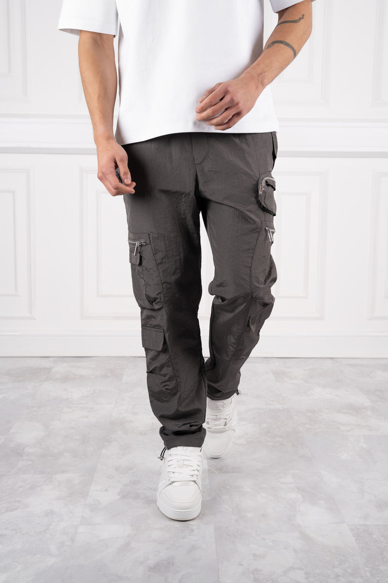 Electra Box Pocket Cargos - Charcoal