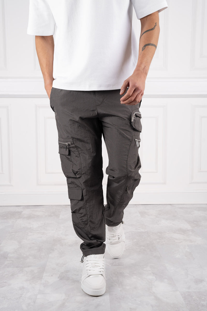 Electra Box Pocket Cargo Pants - Charcoal