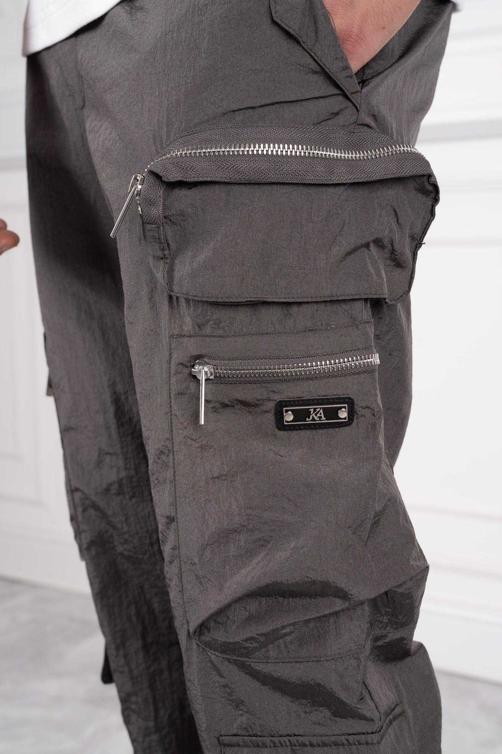 Electra Box Pocket Cargo Pants - Charcoal – JkattireUS