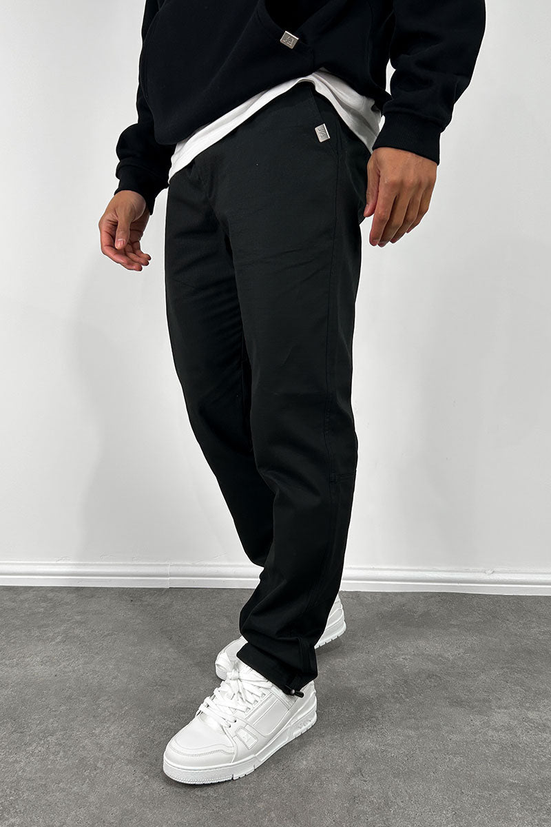 Essential Ripstop Straight Leg Cargo Pant - Black