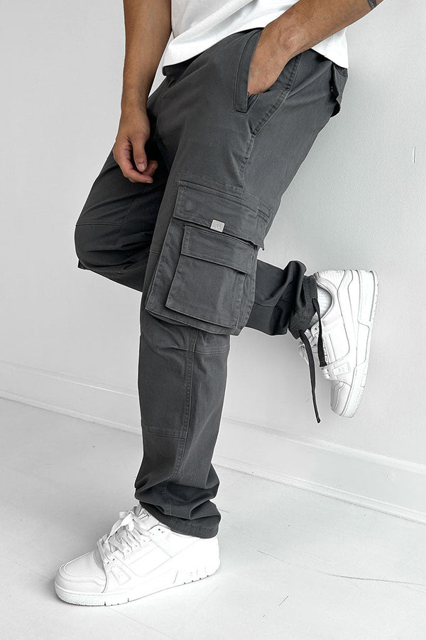 Overlap Panel Cargo - Charcoal