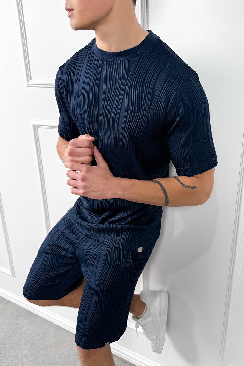 Wave Shorts - Navy