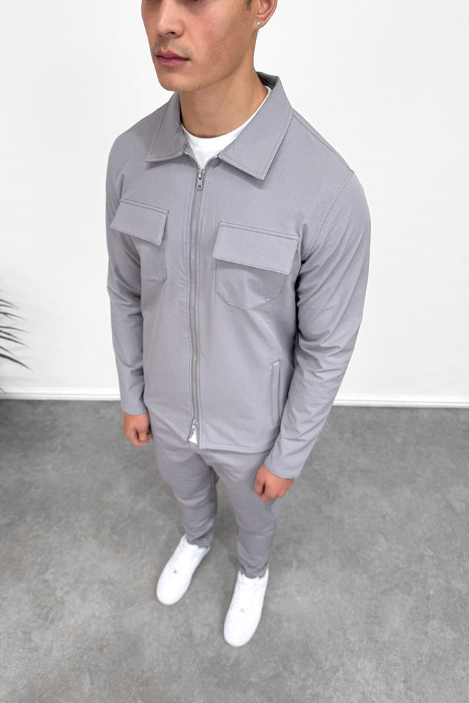 Tailored Cargo Pant - Grey