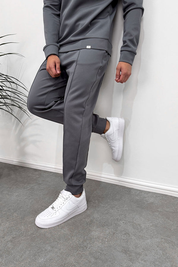 Scuba Pintuck Joggers - Charcoal