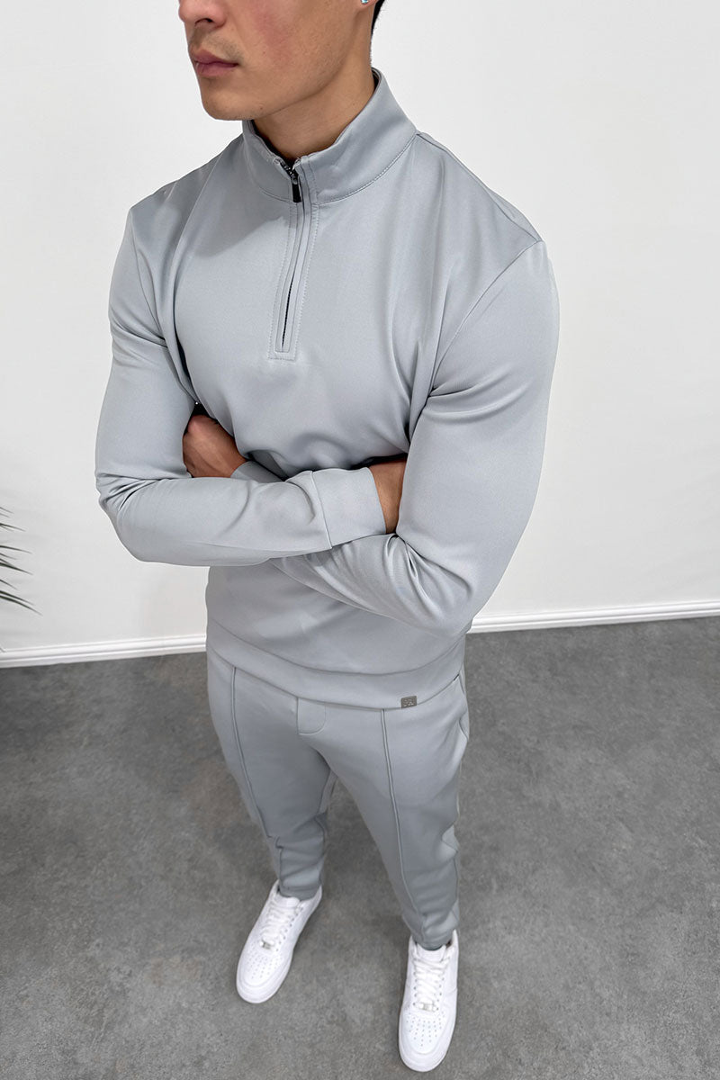 Scuba Quarter Zip Jumper - Grey