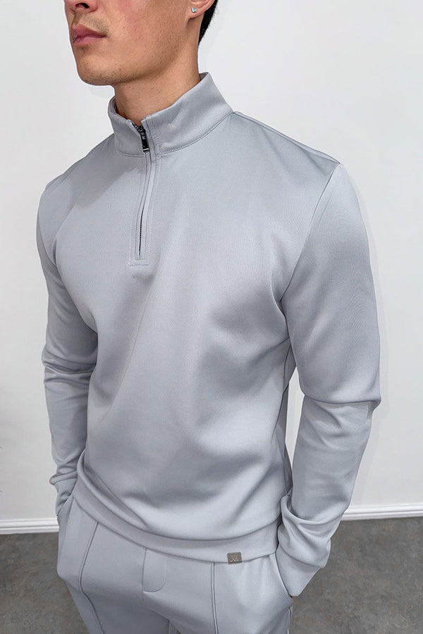 Scuba Quarter Zip Jumper - Grey