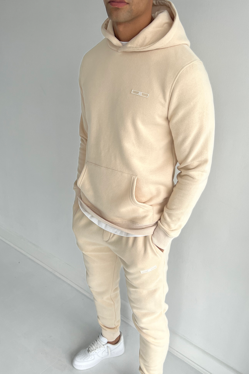 Day To Day Slim Fit Full Tracksuit - Latte