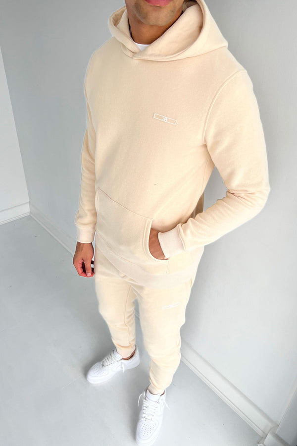 Day To Day Slim Fit Full Tracksuit - Latte