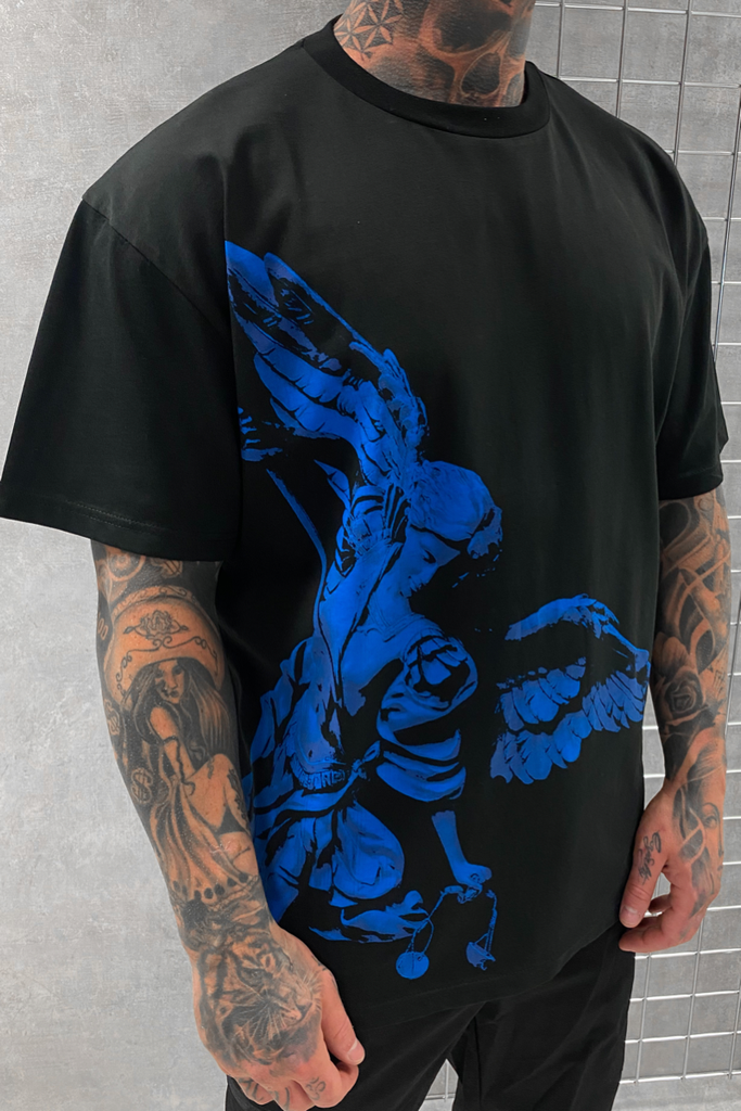 Angel Elysian V2 Oversized T-Shirt - Black