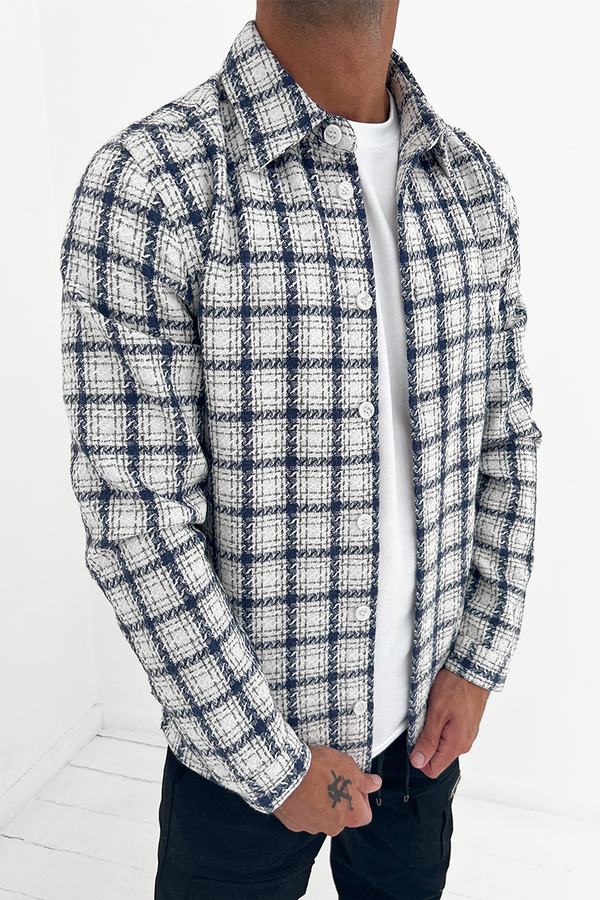 Lawless Check Shirt - Blue/White